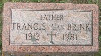 VAN BRINK, Francis - Gravestone
Springfield Cemetery, Springfield, New York, USA