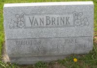 VAN BRINK, Herbert and Jean - Gravestone
Springfield Cemetery, Springfield, New York, USA